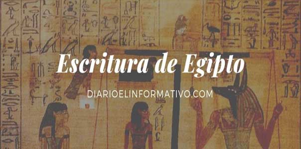Escritura de Egipto