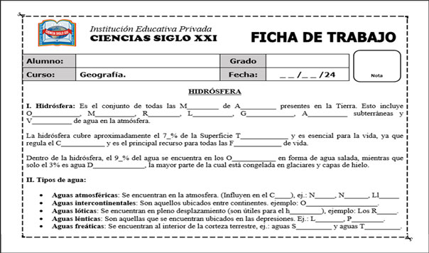 Ficha de Trabajo