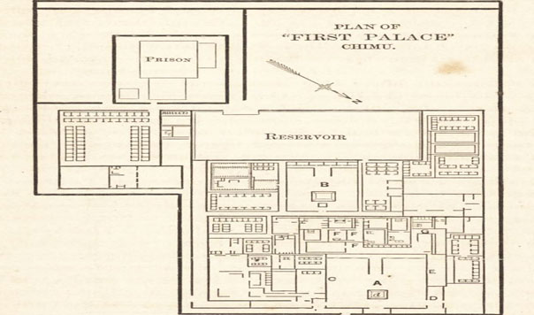Plano de unidad arquitectónica Chimú.